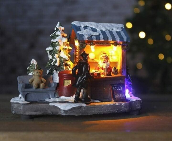 Christmas Scene LED Ornament - Bread & Roll Shop