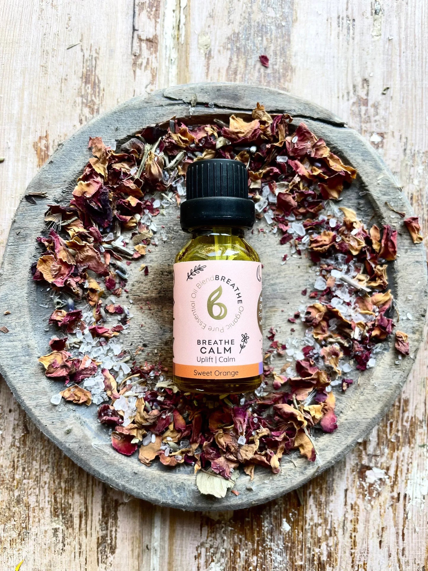 Aroma Diffuser with Breathe Calm Blended Essential Oil - Stress Relief