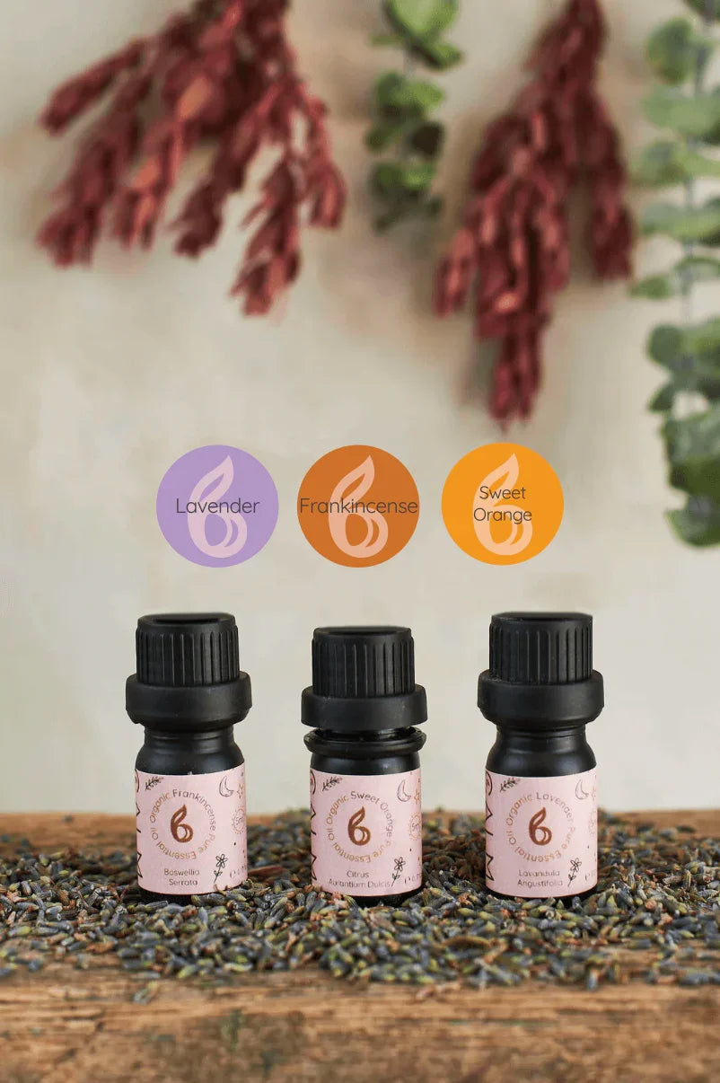Breathe Calm Essential Oil Set - Stress Relief