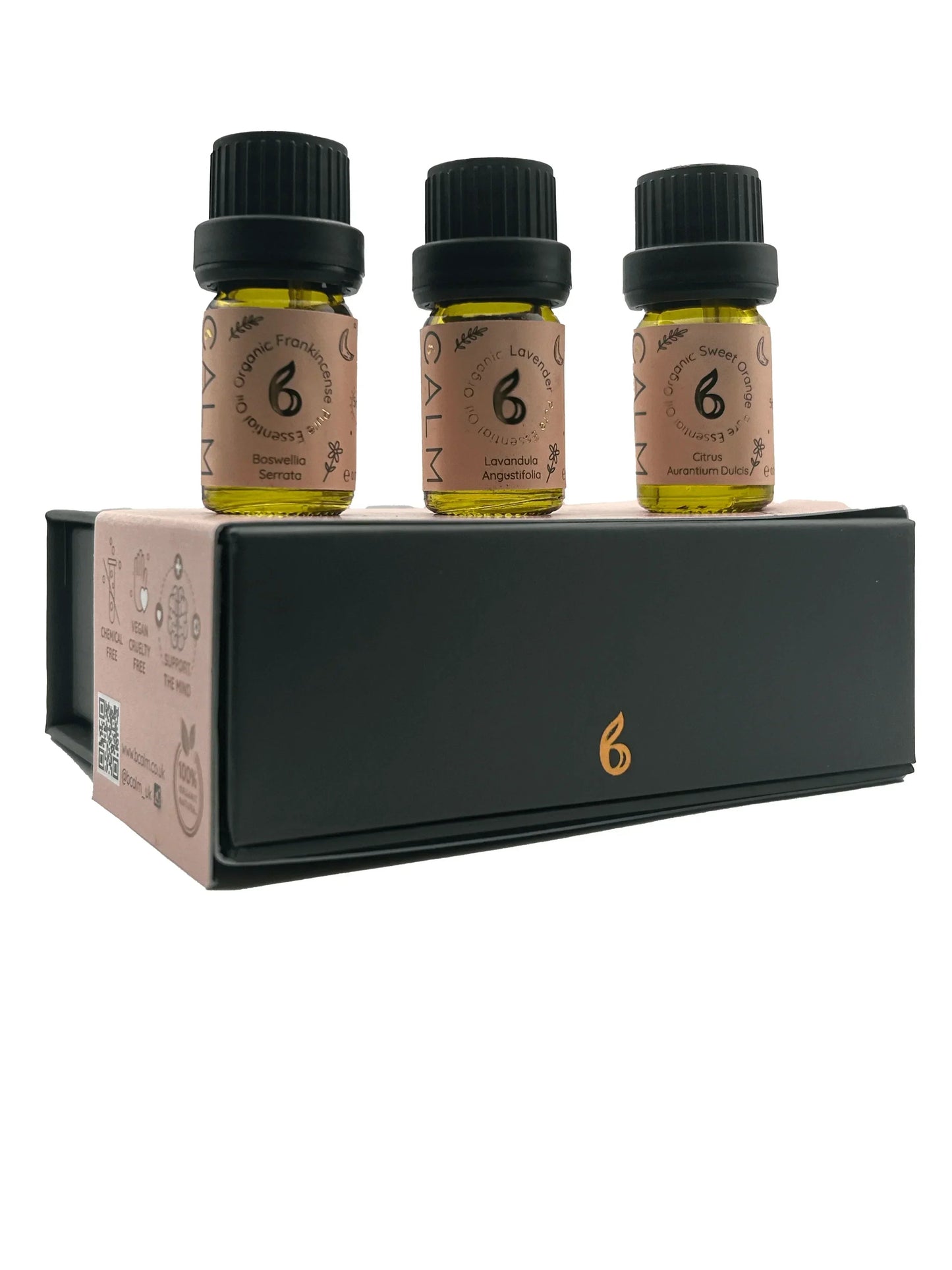 Breathe Calm Essential Oil Set - Stress Relief