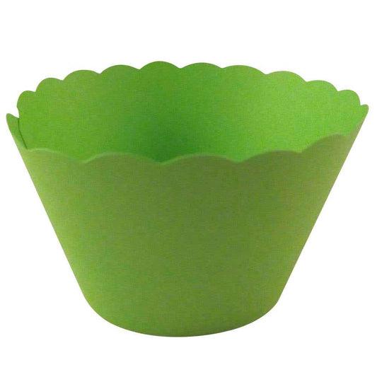 50 Bright Green Cupcake Wrappers – Vibrant Wraps for Parties & Spring Bakes