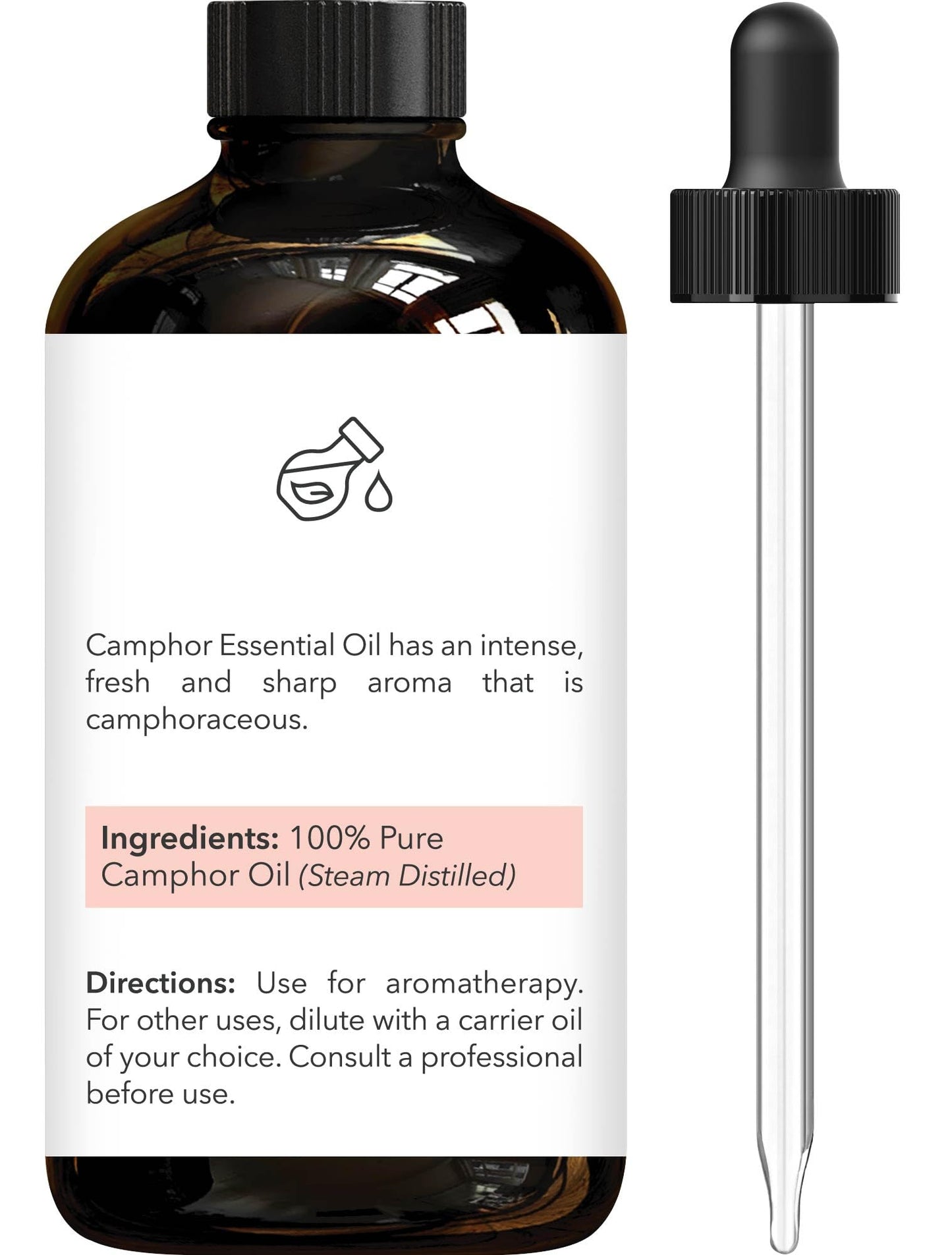 Brooklyn Botany Camphor Essential Oil - 4 oz | 100% Pure & Natural