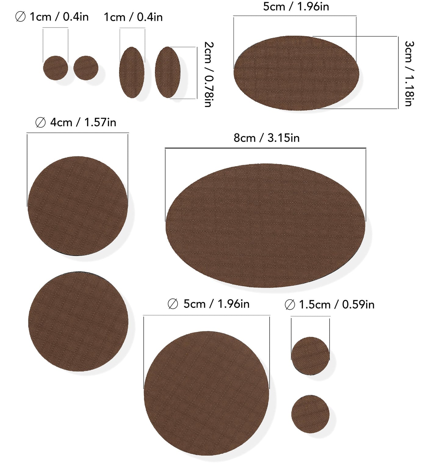Self-Adhesive Puffer Jacket Repair Patches (30+ Colours)