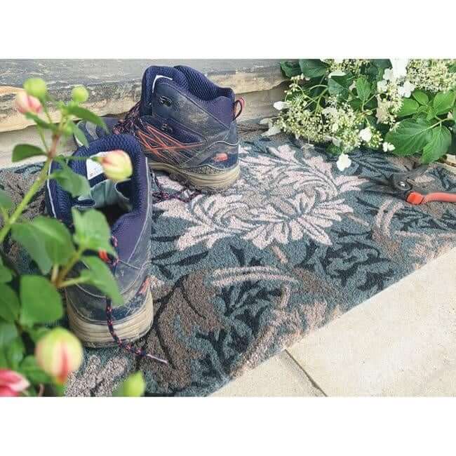 Printed Coir Doormats Floral 45X75 cm