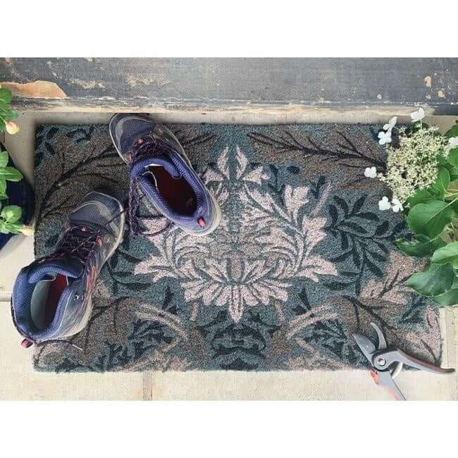 Printed Coir Doormats Floral 45X75 cm