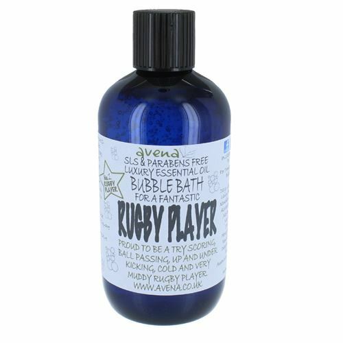 Bubble Bath Gift For Rugby Player Natural Plant Oils Made In Yorkshire By Hand