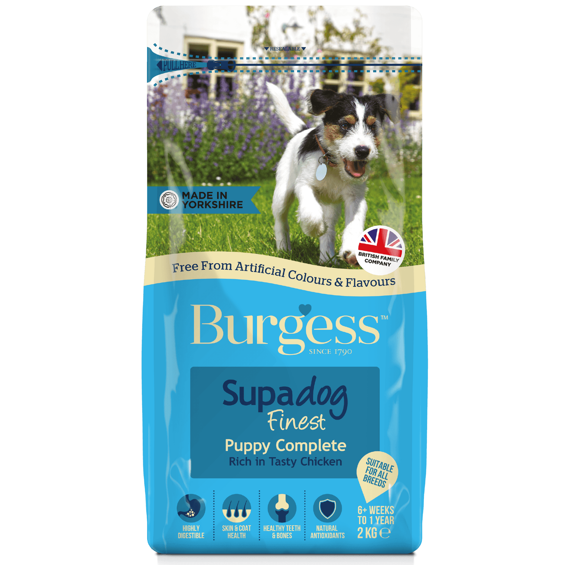 Burgess Supadog Puppy Rich in Chicken 12.5kg