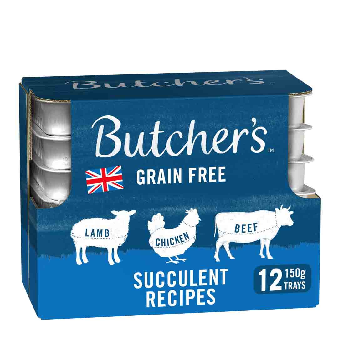 Butcher's Succulent Recipes Dog Food Trays - 4 x 150g / 12 x 150g - Case