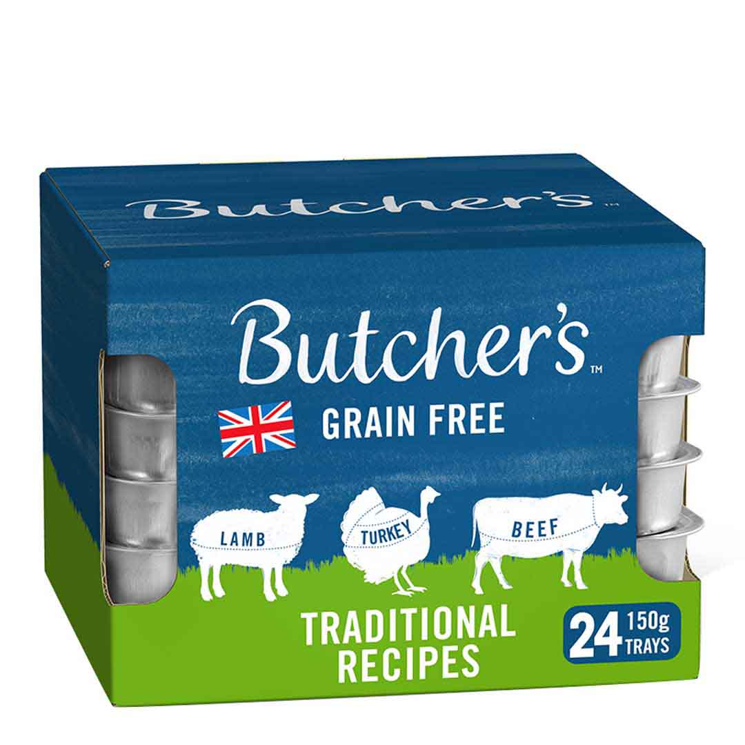 Butcher's Traditional Recipes Dog Food Trays - 12 x 150g / 24 x 150g - Case of 3
