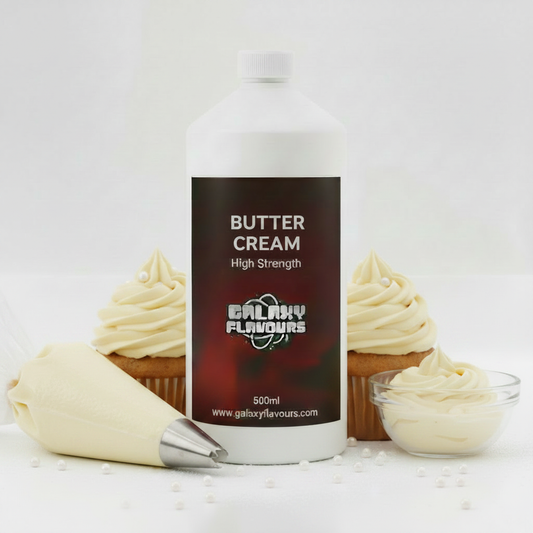 Butter Cream Food Flavouring - Professional High Strength - 500ml