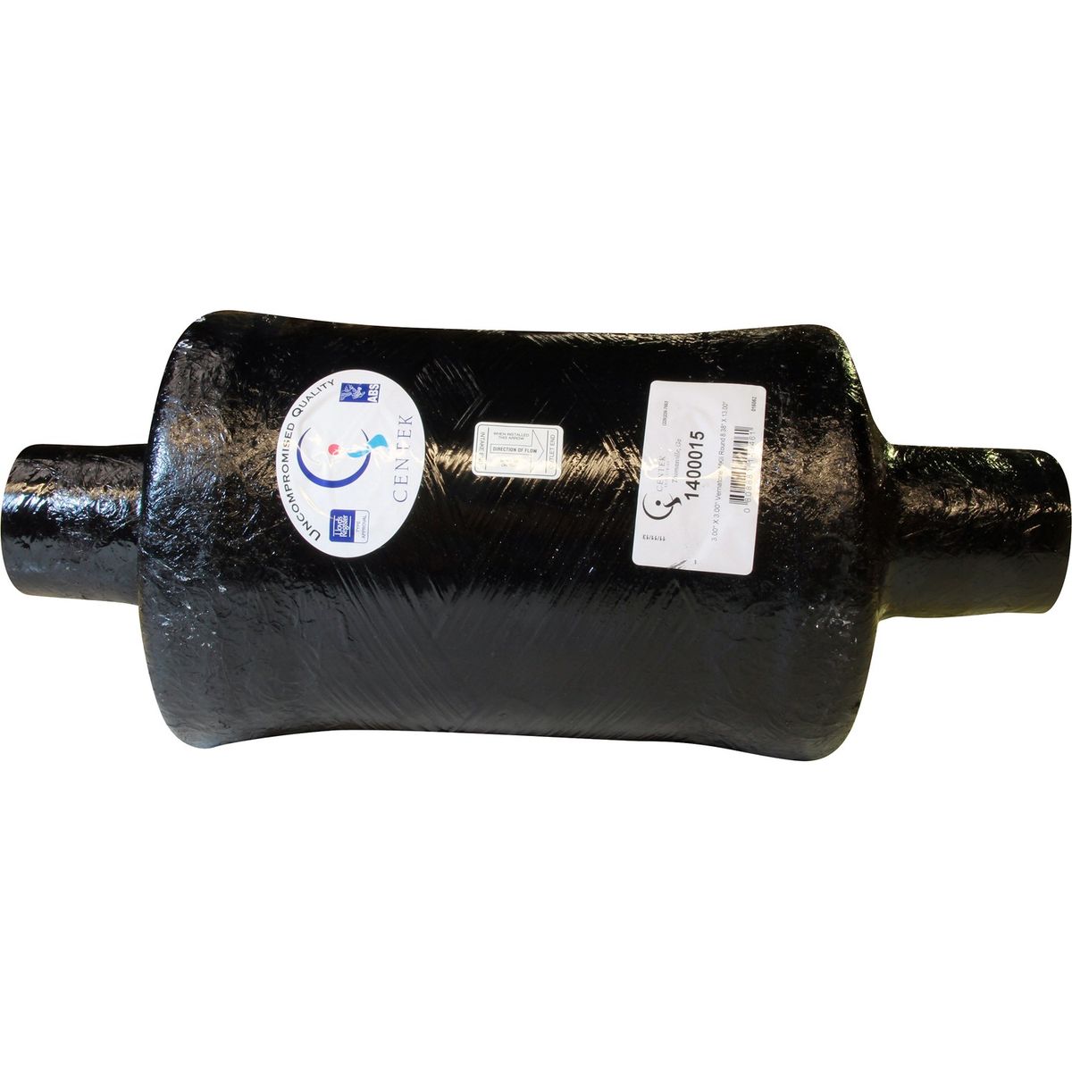 Centek Vernatone Round MKII GRP Exhaust Muffler (76mm Hose)