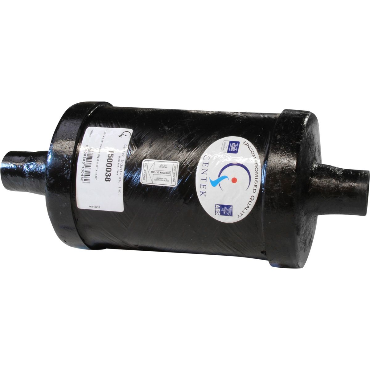 Centek Low Capacity GRP Inline Exhaust Waterlock (44mm Hose)