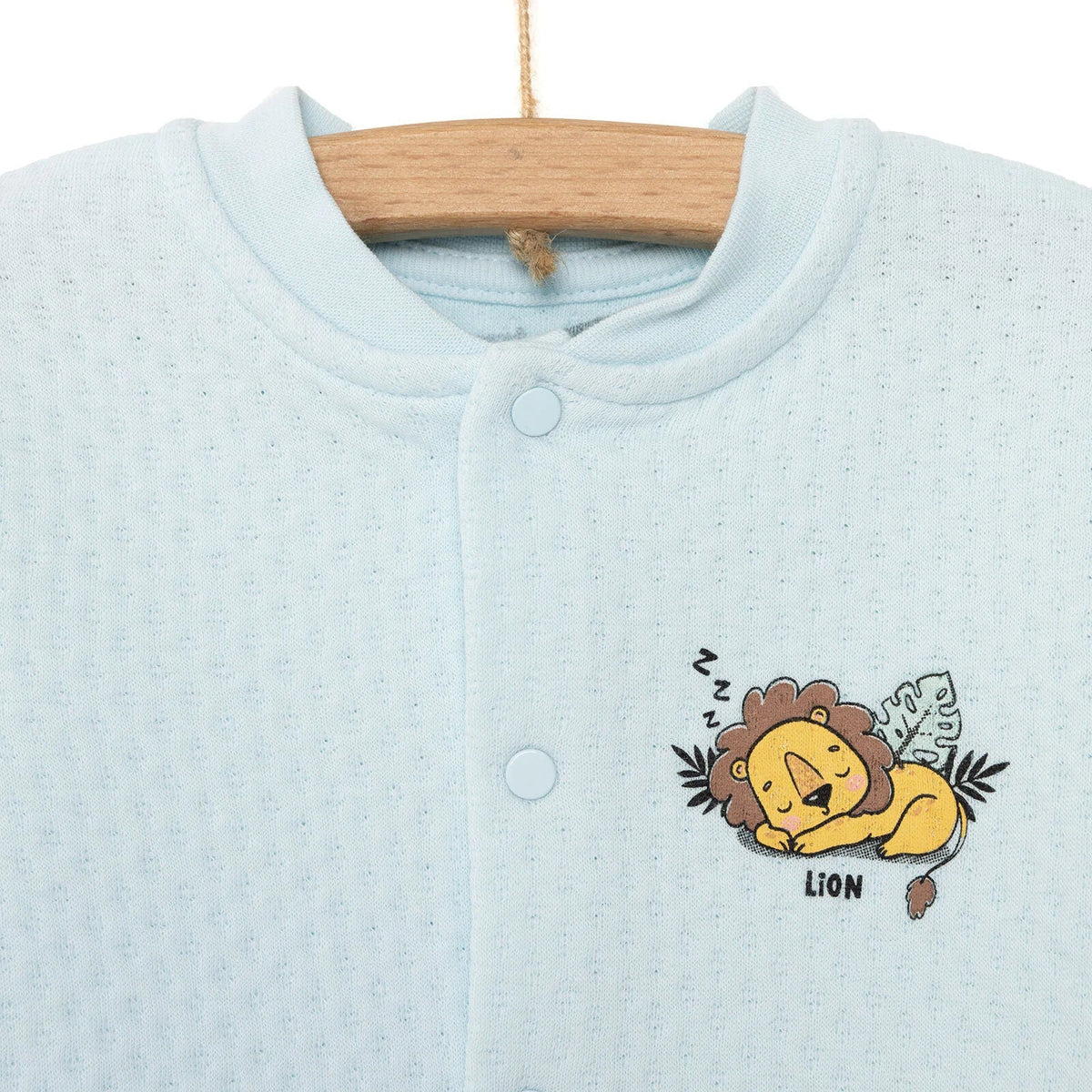 HelloBaby Lion Print Quilted Baby Cardigan (3 Months to 3 Years)