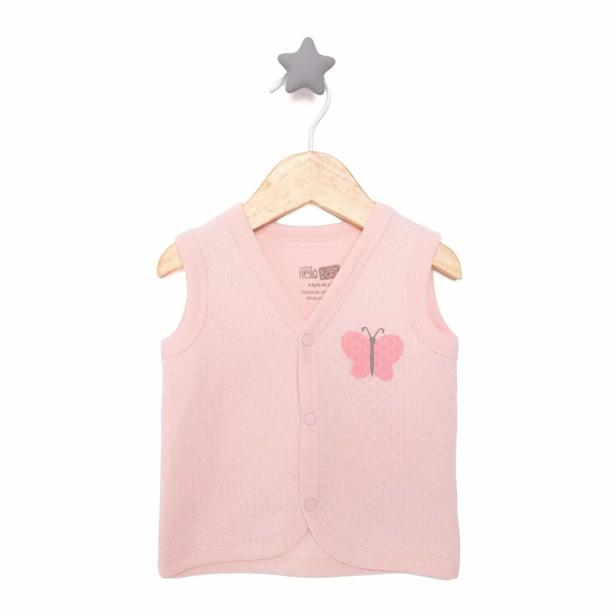 HelloBaby Buttoned Quilted Baby Gilet (3 Months to 2 Years)