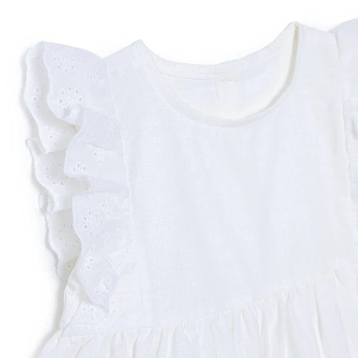 HelloBaby Short Sleeve Poplin Baby Dress (6-9 Months to 4-5 Years)