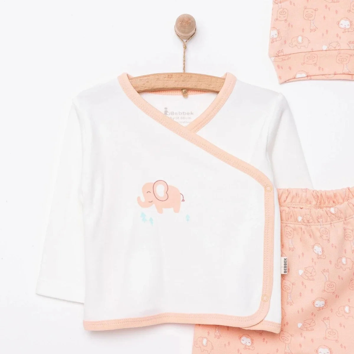 Bebbek Baby Hat, Vest & Bottoms Set (Newborn to 6 Months)