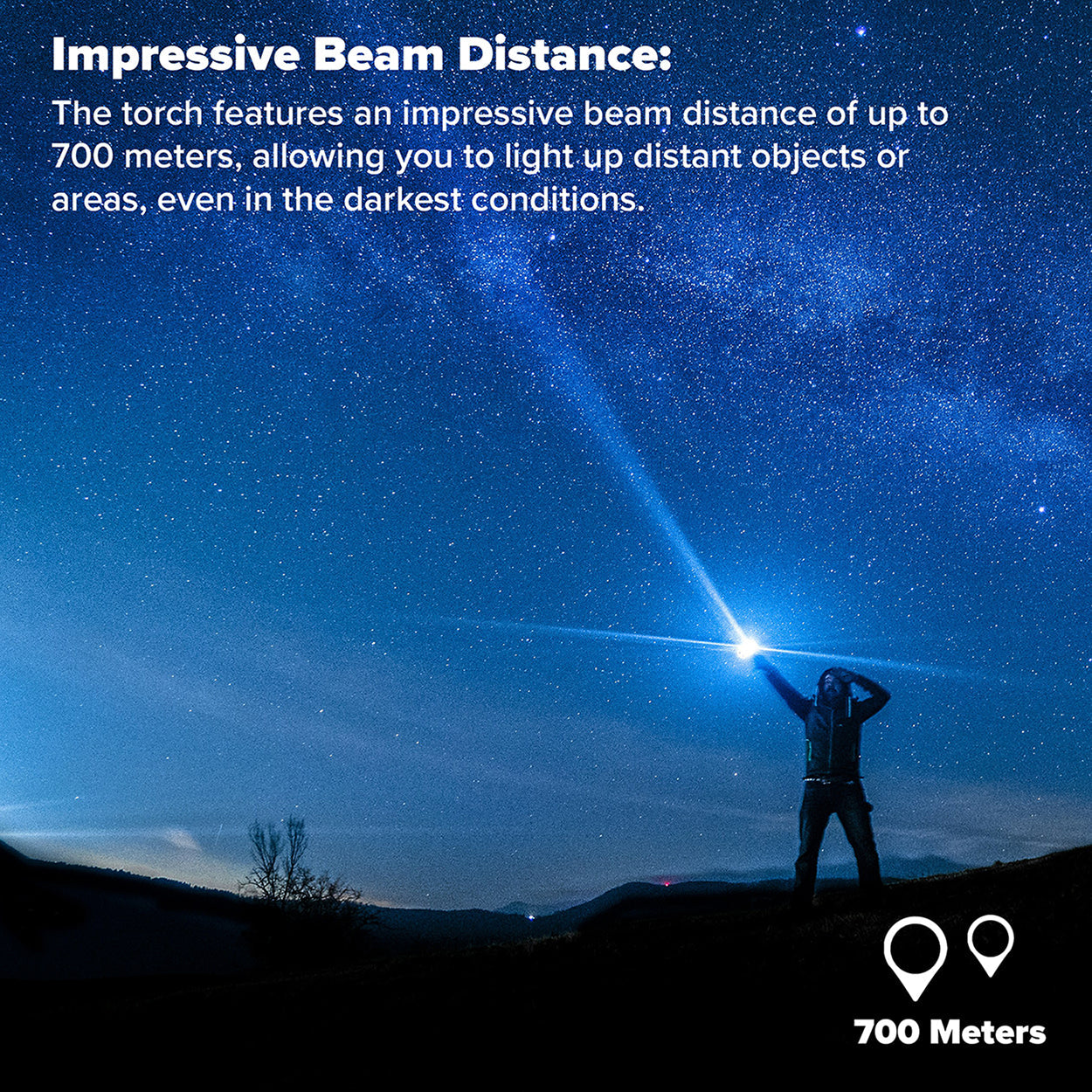 Maplin LED 600 Lumens Lithium Rechargeable Torch