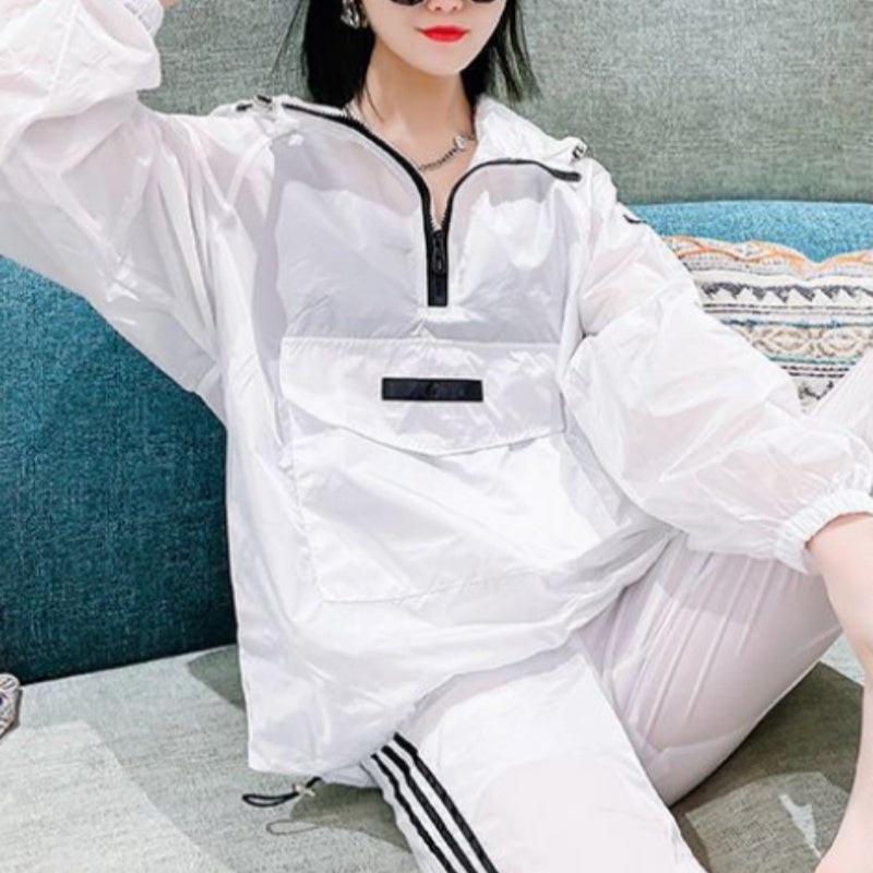 Fashionable Colorful Outerwear Set, Chic And Stylish