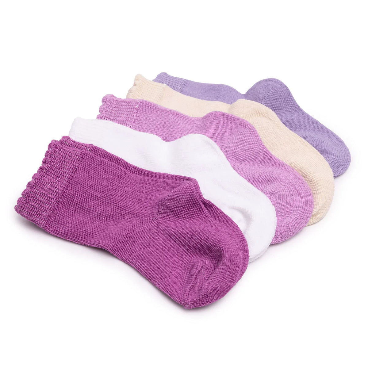 HelloBaby 5 Pack Ankle Baby Socks (Newborn to 4-5 Years)