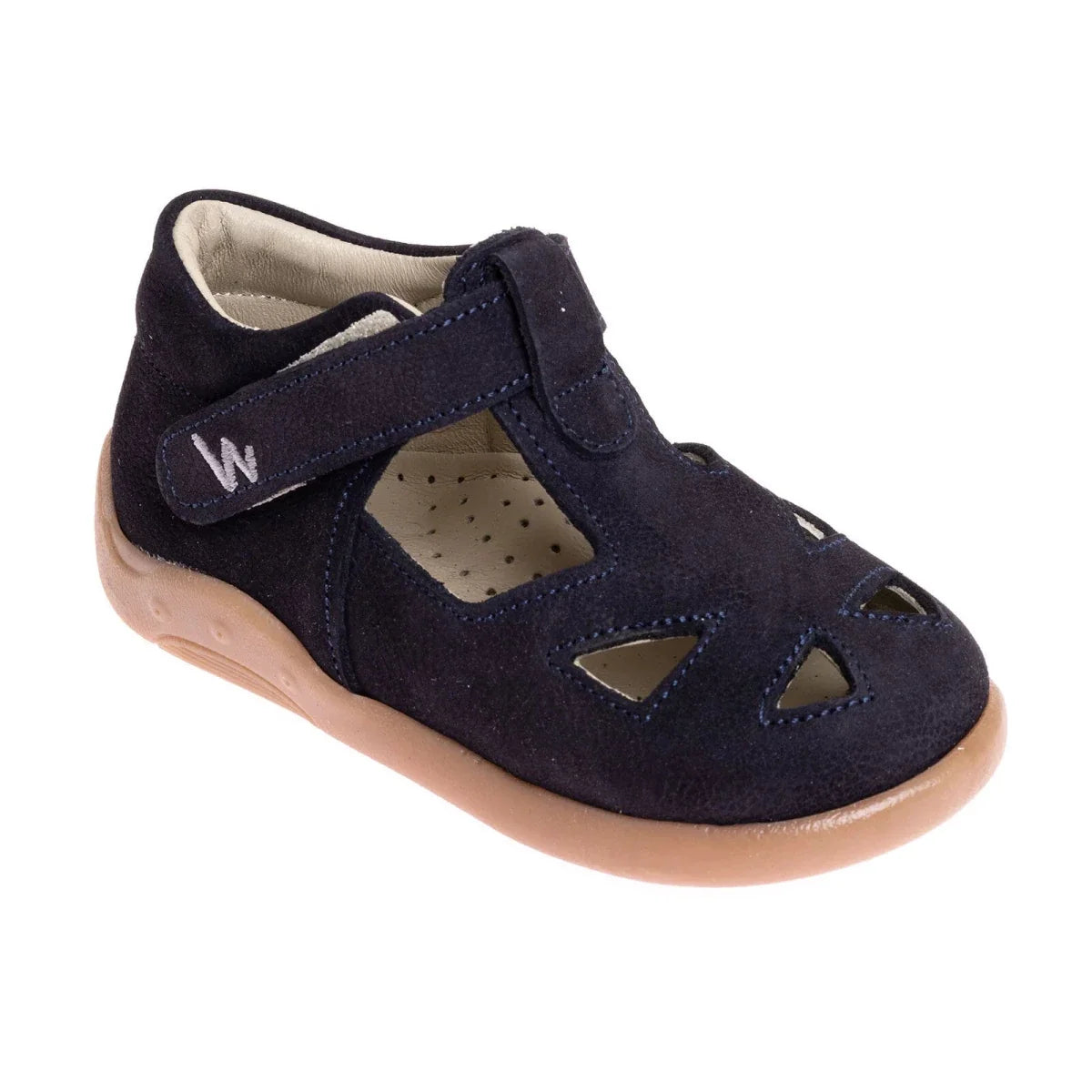 BabyWalk Perforated Classic Leather Baby Sandals