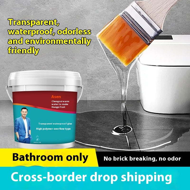 Bathroom Paint Anti-smashing Brick Glue Acrylic Waterproof Material
