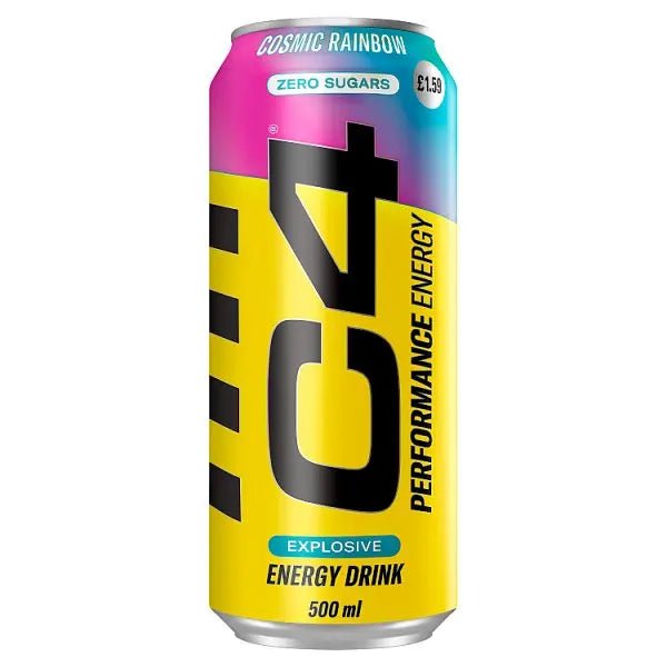 C4 Performance Energy Cosmic Rainbow Energy Drink 500ml (Case of 12)