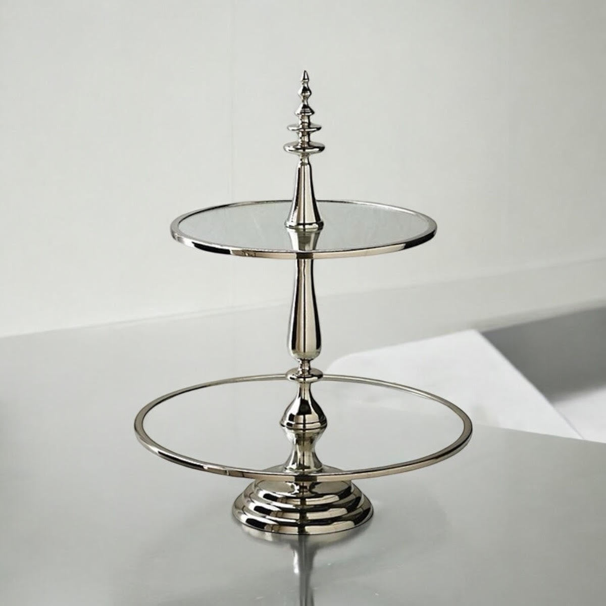 54CM 2 TIER CAKE STAND