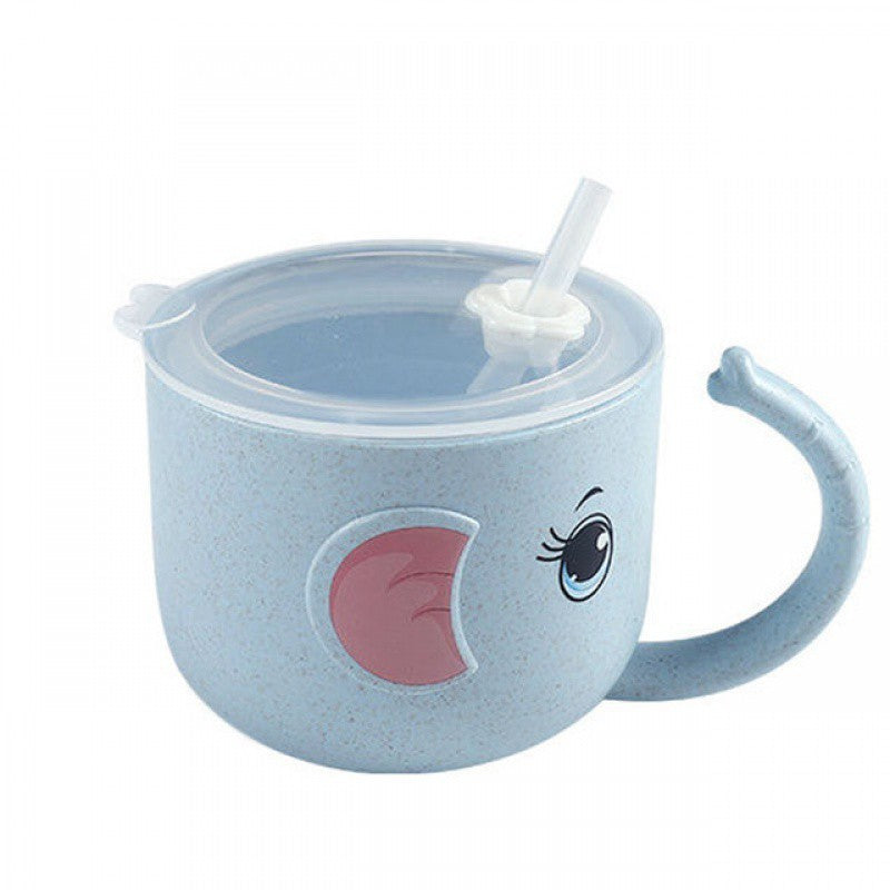 Kidula Silicone Baby Feeding Bottle - BPA-Free Straw Mug for Toddlers