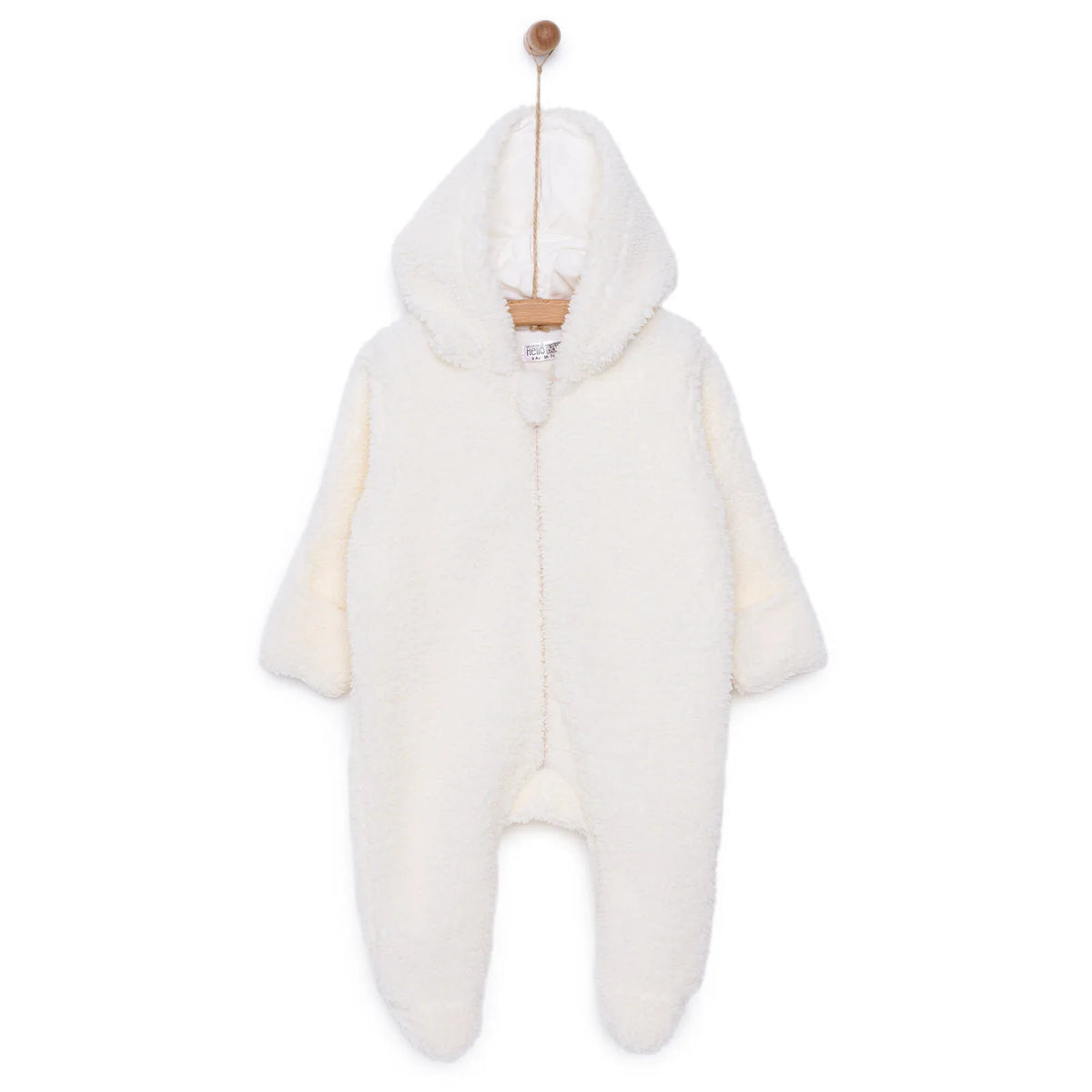 HelloBaby Soft Fleece Baby Pramsuit with Feet (3 Months to 12 Months)