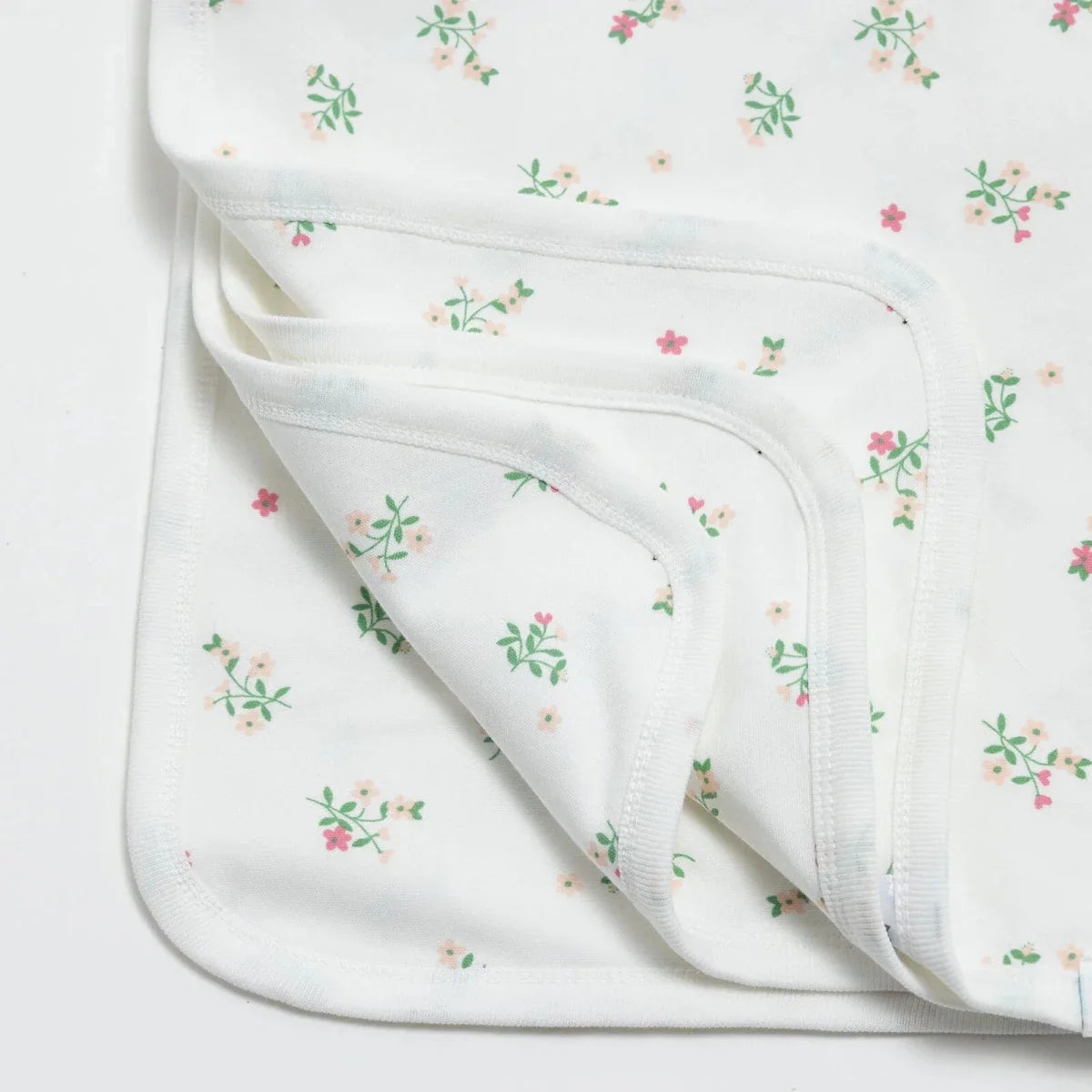 Little Dreams Floral Print Jersey Baby Blanket (80 x 90 cm)