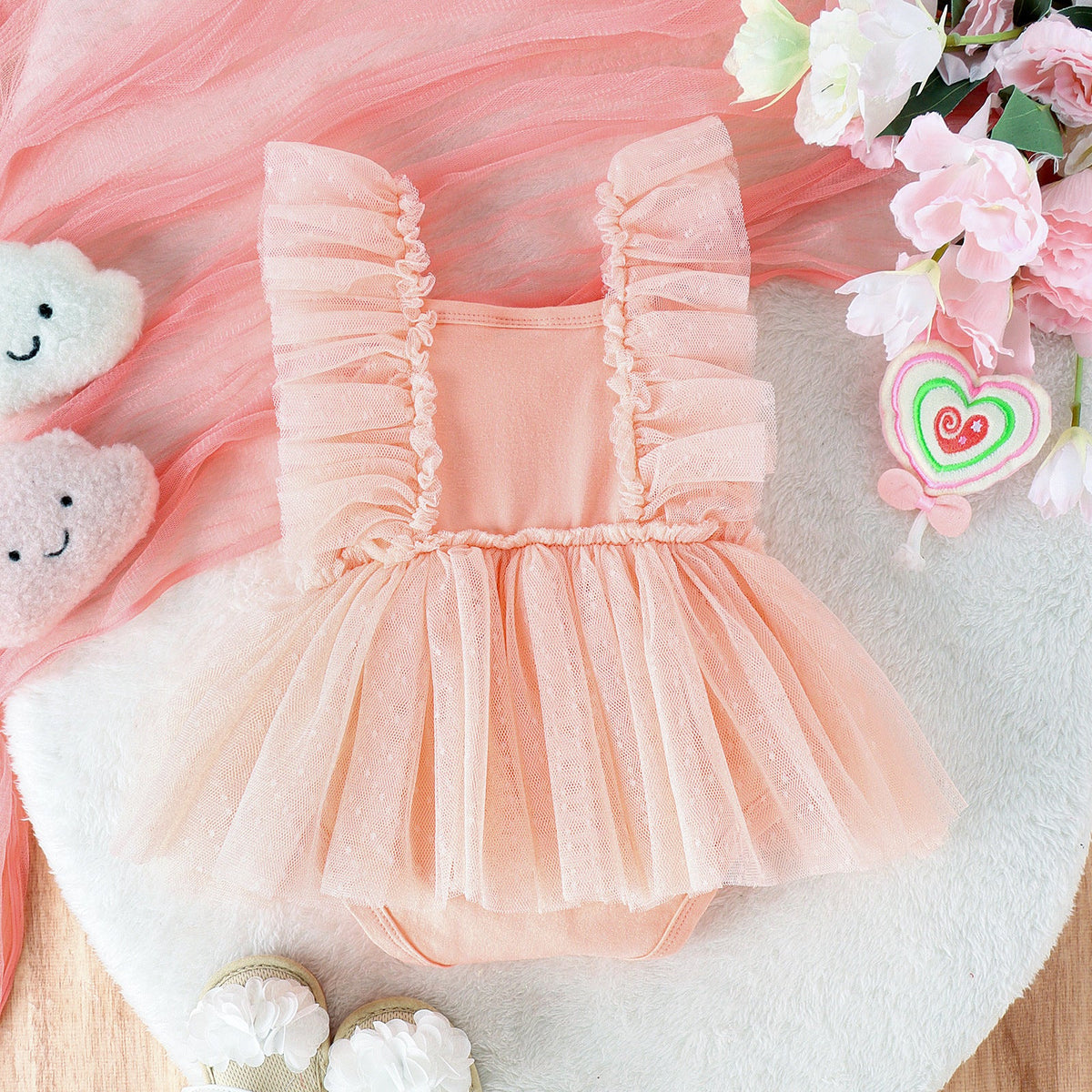 Jumpsuit Baby Net Skirt Princess Poris Dress Baby Skirt Baby Body Pants Jumpsuit