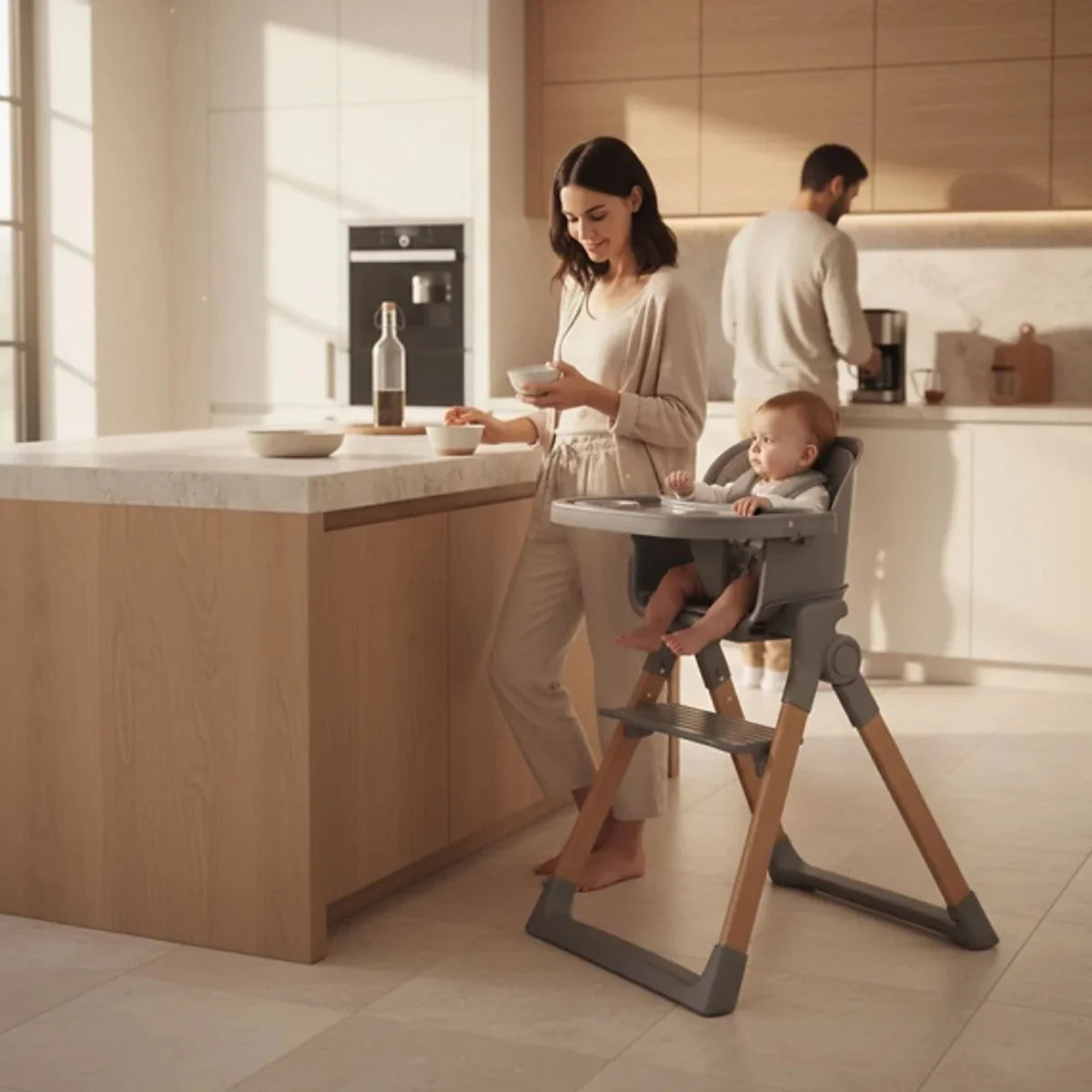 Red Kite Feed Me Orbit Highchair - Grey