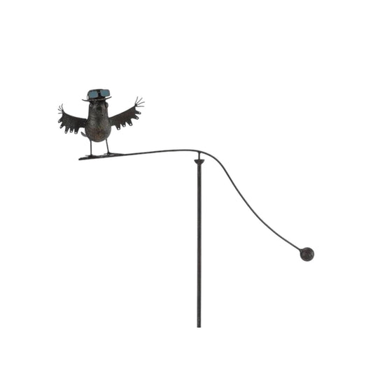 55" METAL BIRD GARDEN STAKE