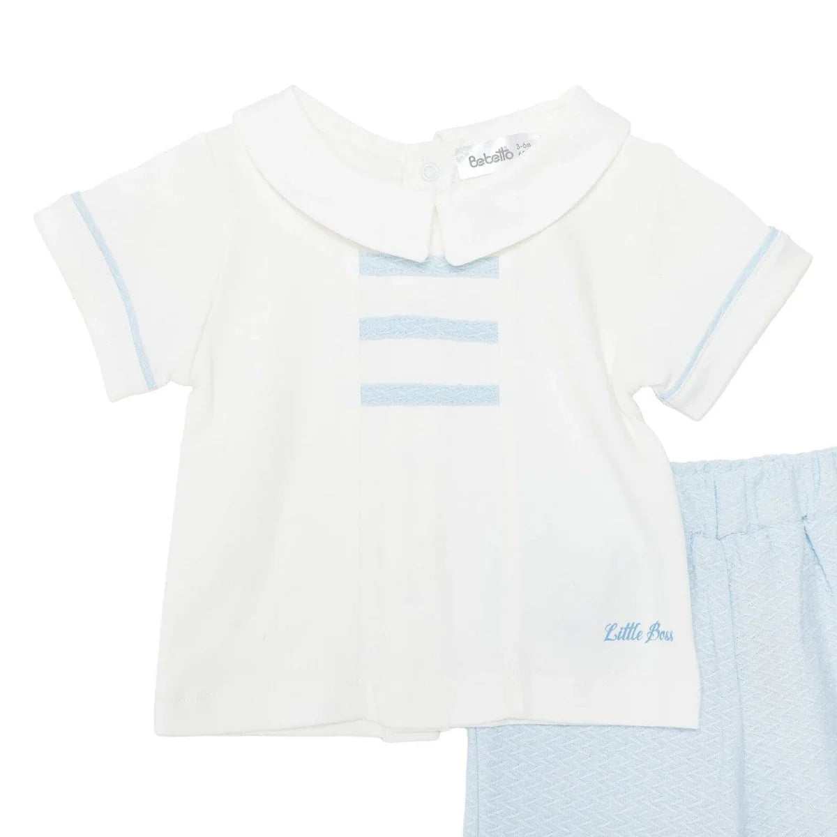 Bebetto Short Sleeve Baby T-Shirt & Shorts Set (1-3 Months to 12 Months)