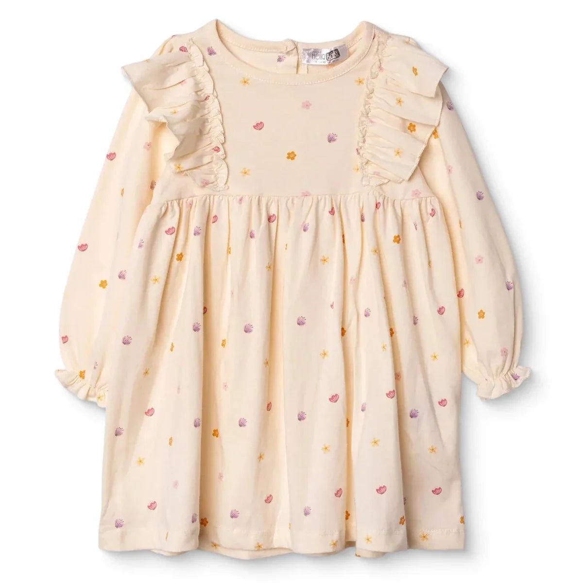 HelloBaby Long Sleeve Baby Dress (6-9 Months to 4-5 Years)