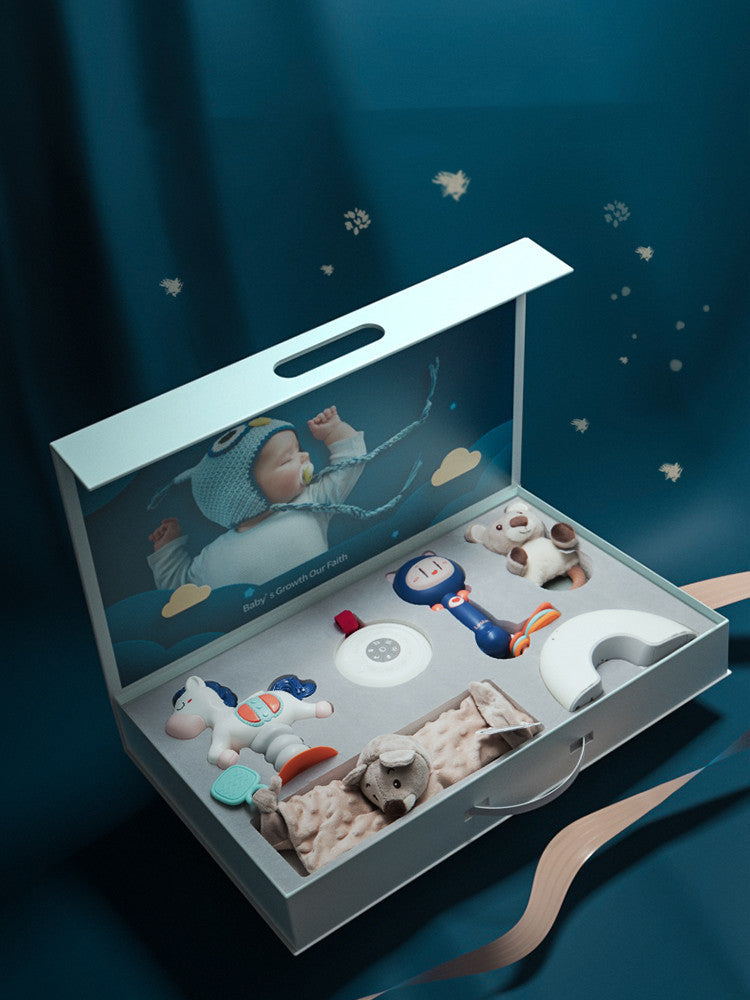 Novira Happy Newborn Full Moon Baby Gift Set - Toddler Birth Toy & Baby Gift Collection