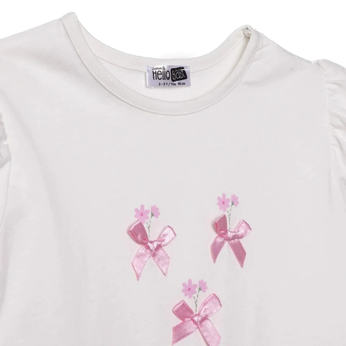 HelloBaby Cotton Short Sleeve Baby Blouse (6-9 Months to 4-5 Years)