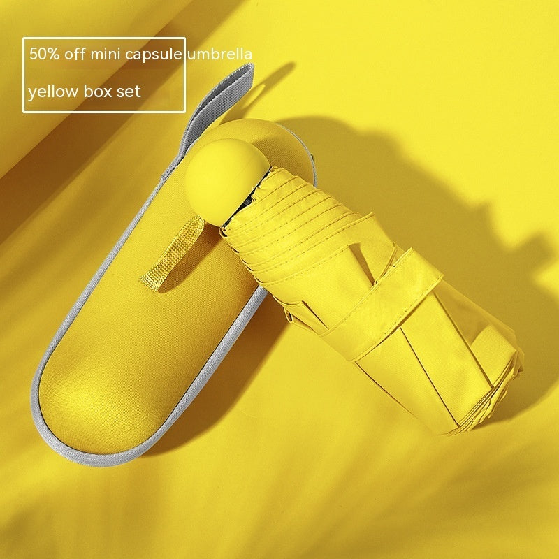 Portable Mini Pocket Capsule Sunshade