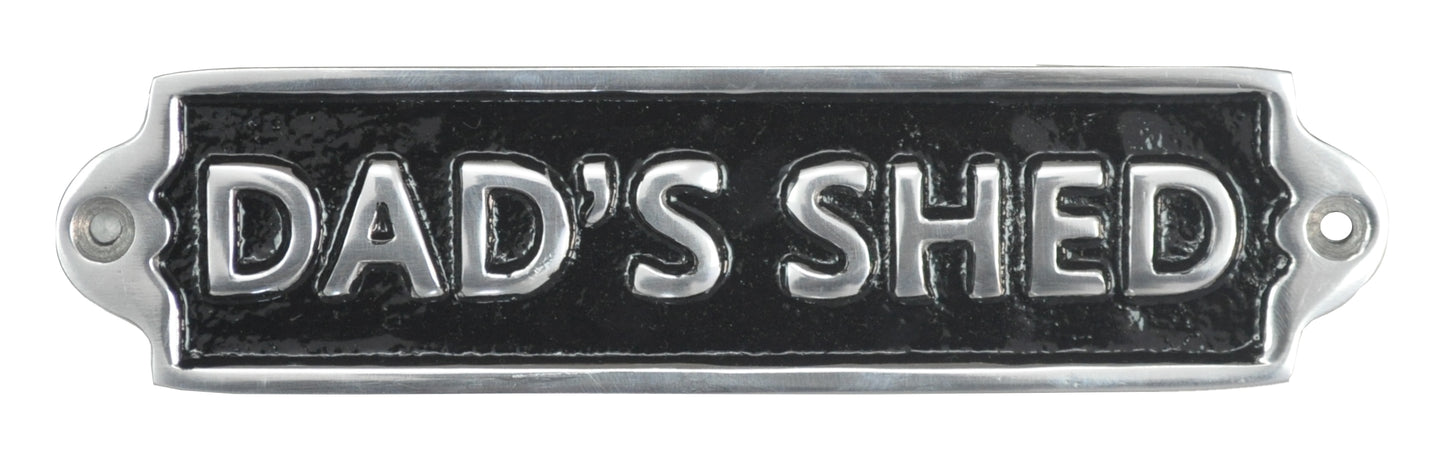 20CM DADS SHED WALL SIGN