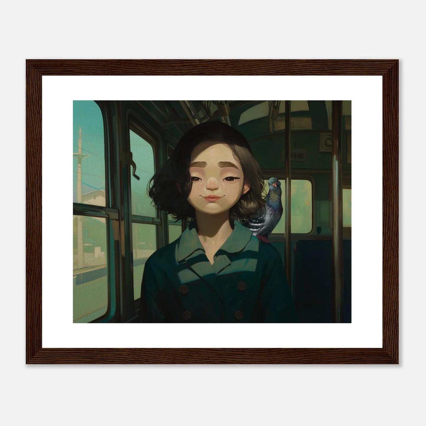 Bebe Wahyu - 'Joyful Journey' Framed Print