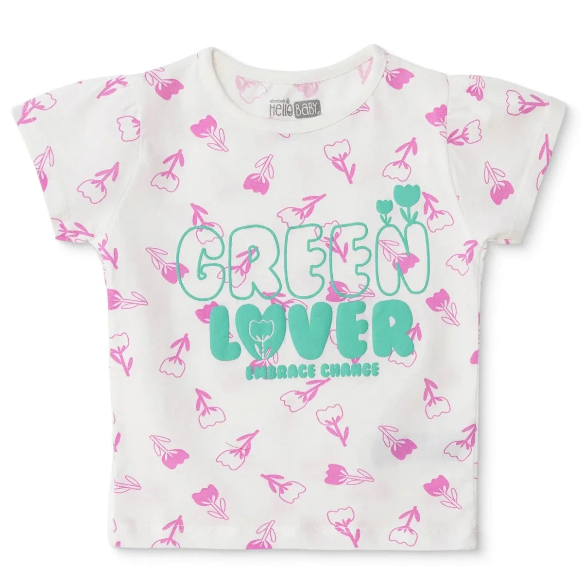 HelloBaby Short Sleeve Baby T-Shirt (3-6 Months to 3-4 Years)