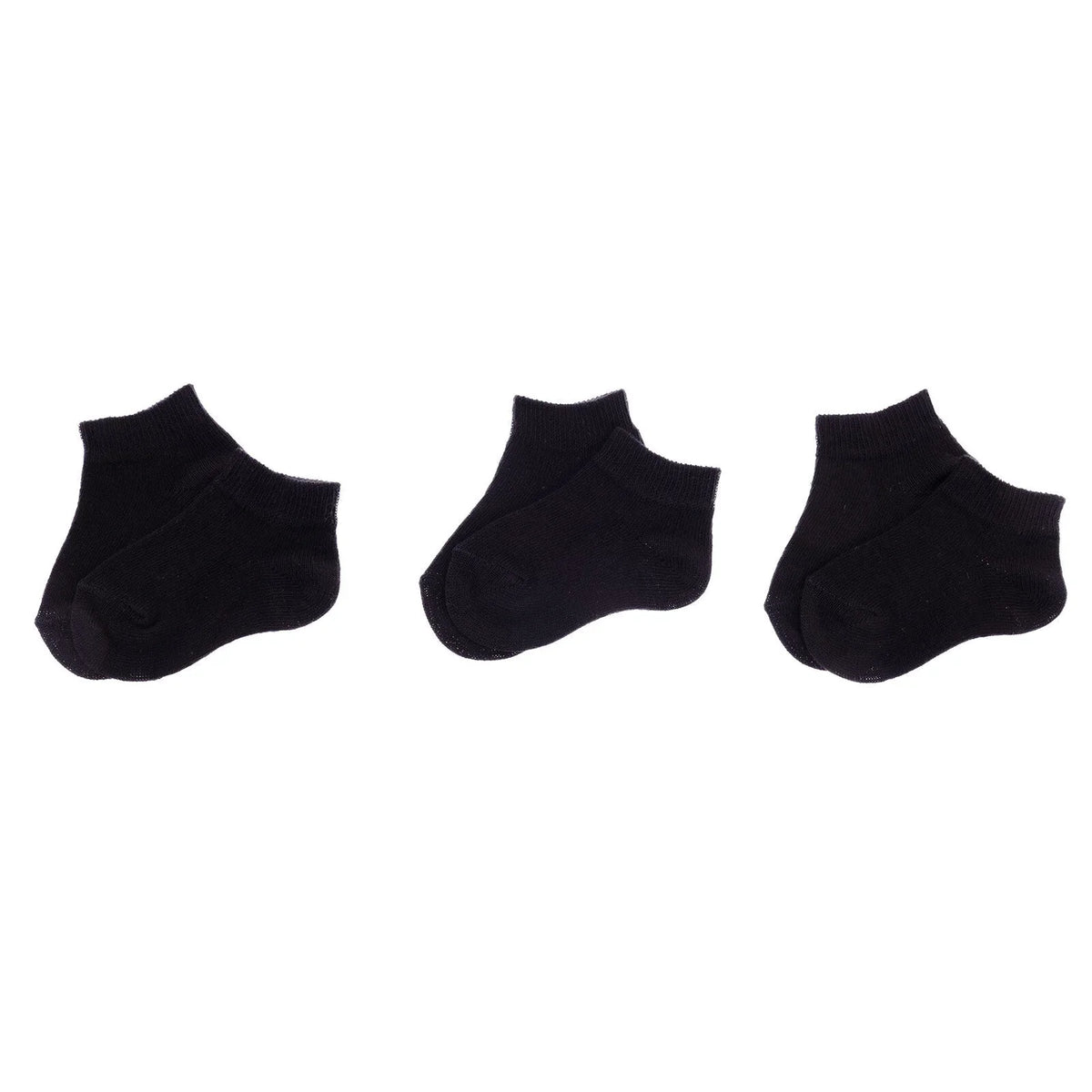 HelloBaby 3 Pack Plain Ankle Baby Socks (Newborn to 4-5 Years)