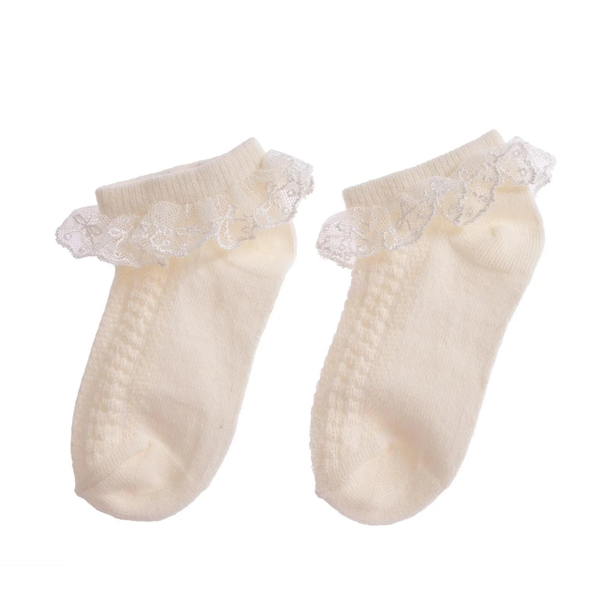 HelloBaby Lace Baby Socks (Newborn to 4-5 Years)