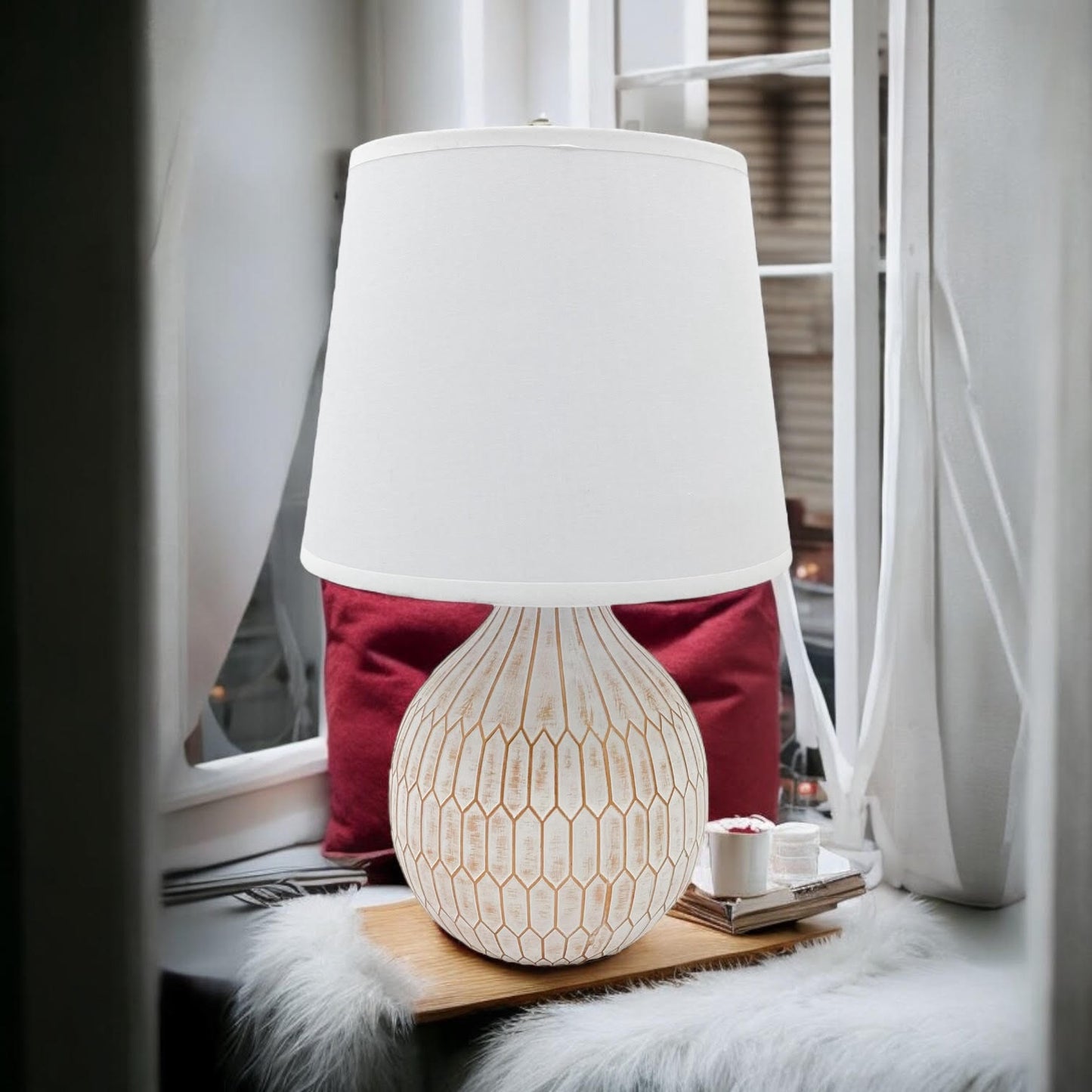 36X22X22CM TABLE LAMP 9" SHADE