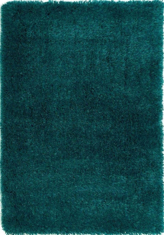 Chicago Dark Teal Shaggy Rug
