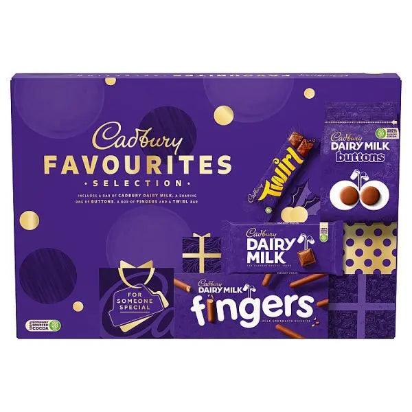 Cadbury Favourites Chocolate Christmas Selection Box 370g (Case of 7)