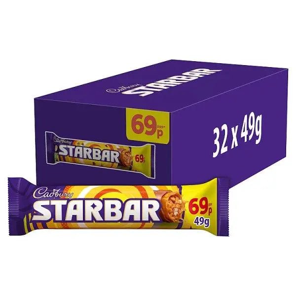 Cadbury Starbar Chocolate Bar 48g (Case of 32)