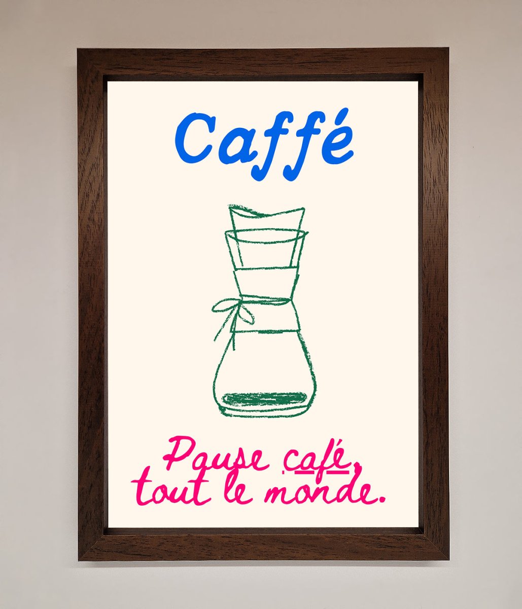 Caffe Art Framed Print