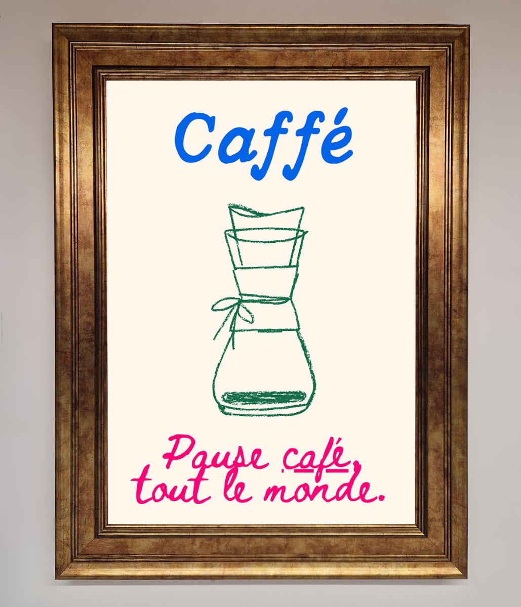 Caffe Art Framed Print