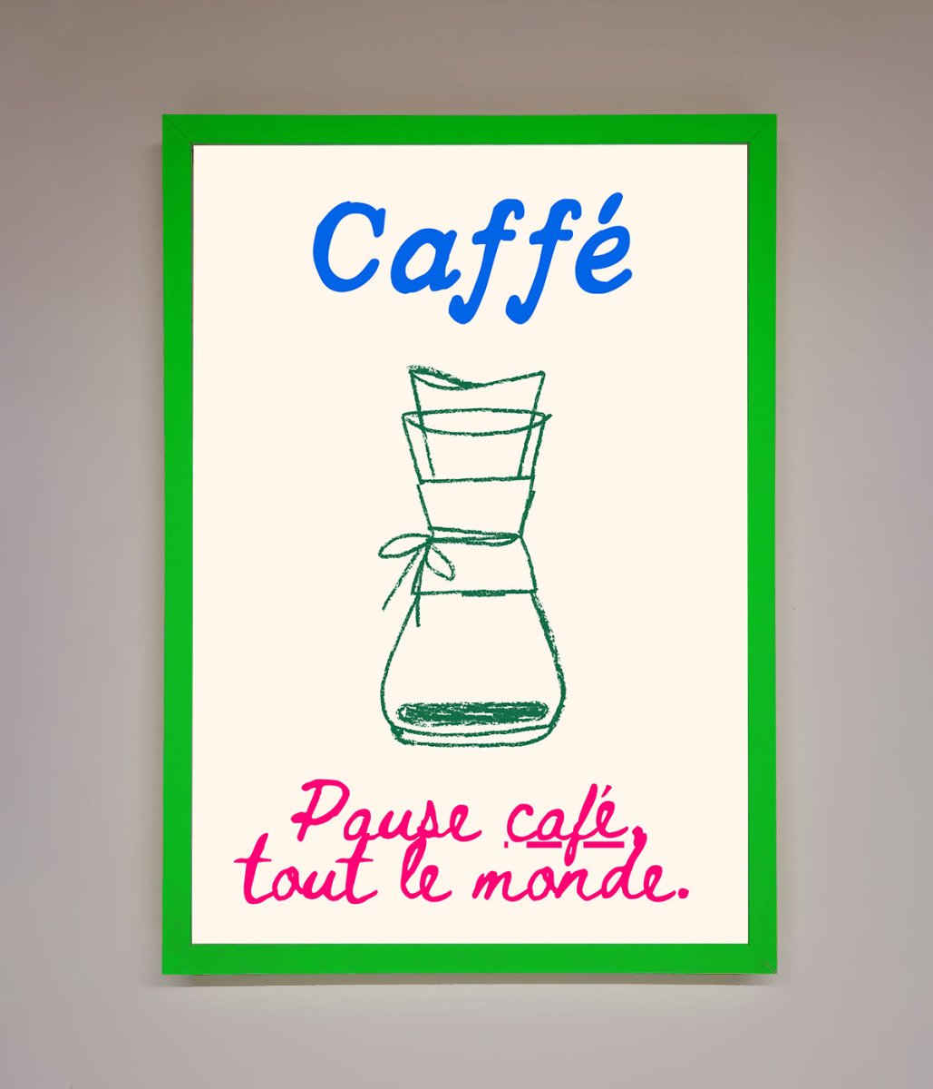 Caffe Art Framed Print
